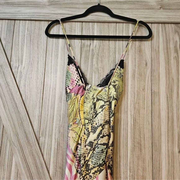 Mary L Couture Silk Zebra Print Dress - Picture 11 of 16